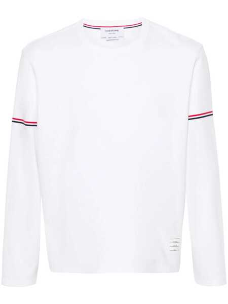Tricouri Thom Browne Thom Browne Rugby T-Shirt WHITE Barbati (BM 16757126) 1