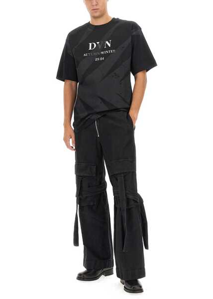 Tricouri Dries Van Noten T-Shirt With Logo BLACK Barbati (BM 16758375) 2