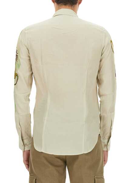 Camasi casual Dries Van Noten Printed Shirt POWDER Barbati (BM 16758378) 3