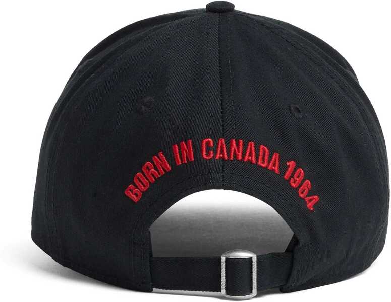 Sepci DSQUARED2 Baseball Hat With Logo BLACK Barbati (BM 16758489) 2