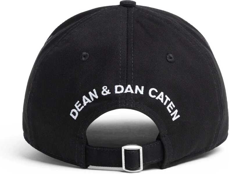 Sepci DSQUARED2 Baseball Hat With Logo BLACK Barbati (BM 16758555) 2