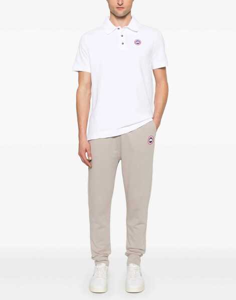 Tricouri Polo CANADA GOOSE Polo With Logo WHITE Barbati (BM 16759188) 2