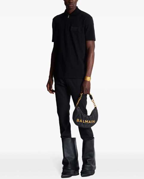 Tricouri Polo Balmain Polo With Logo BLACK Barbati (BM 16759194) 2