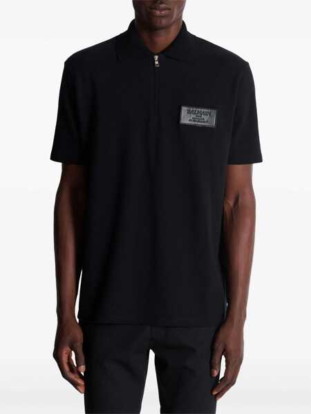Tricouri Polo Balmain Polo With Logo BLACK Barbati (BM 16759194) 5