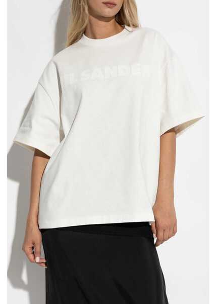 Tricouri Jil Sander T-Shirt With Logo WHITE Femei (BM 16759209) 3