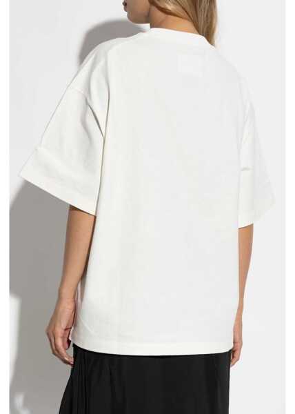 Tricouri Jil Sander T-Shirt With Logo WHITE Femei (BM 16759209) 4