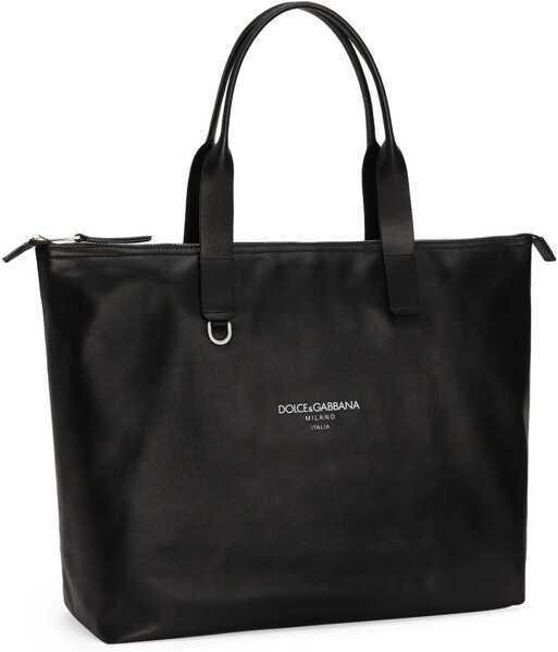 Genti de mana Dolce & Gabbana Medium Shopping Bag BLACK Barbati (BM 16759233) 3
