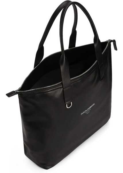 Genti de mana Dolce & Gabbana Medium Shopping Bag BLACK Barbati (BM 16759233) 4