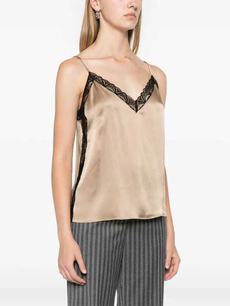 Topuri Alberta Ferretti Top Beige Femei (BM 16759373) 3