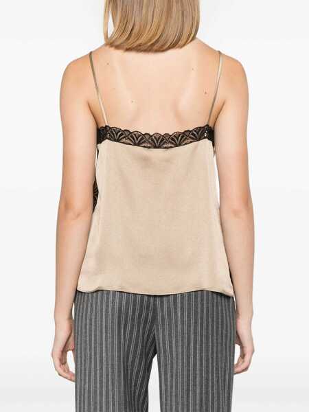 Topuri Alberta Ferretti Top Beige Femei (BM 16759373) 4