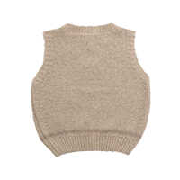 Veste pentru Baieti - Veste sport One More In The Family Brown knitted vest Beige Baieti (BM 16759430) - B-mall.ro