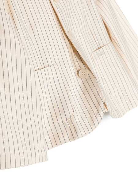 Geci de iarna Emporio Armani Beige striped jacket Beige Baieti (BM 16759496) 3