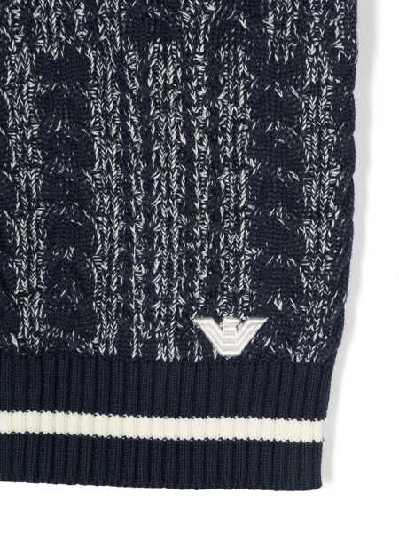 Pulovere Emporio Armani VEST - SWEATER Blue Baieti (BM 16759562) 3