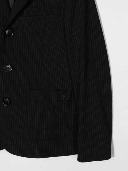 Geci de iarna Emporio Armani Pinstripe jacket Blue Baieti (BM 16759568) 3