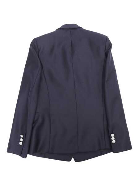 Sacouri Balmain Double-breasted jacket Blue Baieti (BM 16759706) 2