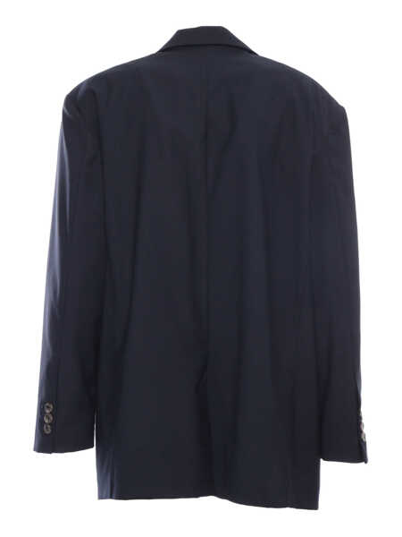 Sacouri Dou-Uod Oversized blue blazer Blue Baieti (BM 16759790) 2