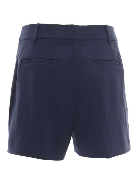 Pantaloni scurti Michael Kors PLEATED SHORT Blue Femei (BM 16759976) 2