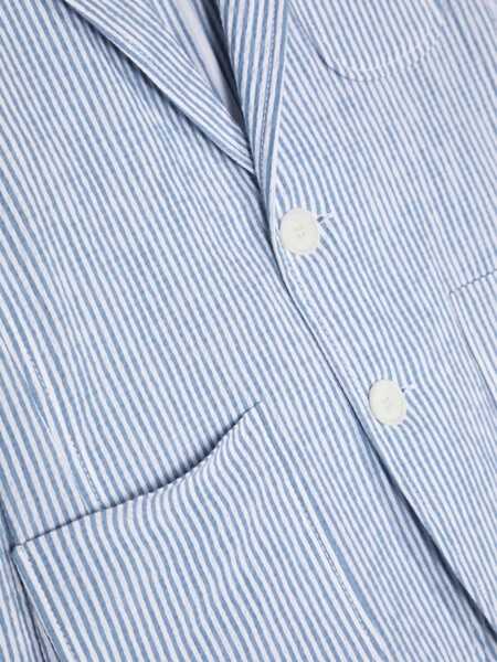 Sacouri Aspesi Striped blazer Light Blue Baieti (BM 16760069) 3