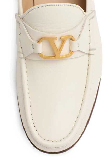 Mocasini Valentino Garavani Vlogo Signature Loafers CREAM Barbati (BM 16760163) 5