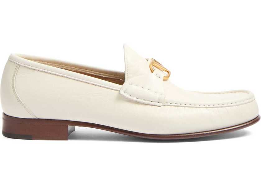 Mocasini Valentino Garavani Vlogo Signature Loafers CREAM Barbati (BM 16760163) 1