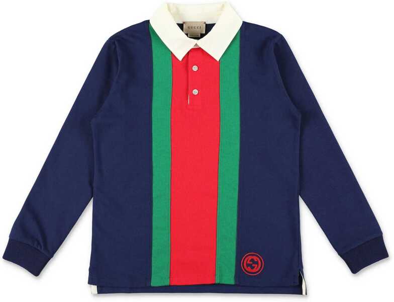 Topuri Gucci J L/S Polo/ Wintery Nt Sky/ Mc/Mx MULTICOLOUR Baieti (BM 16760523) 1