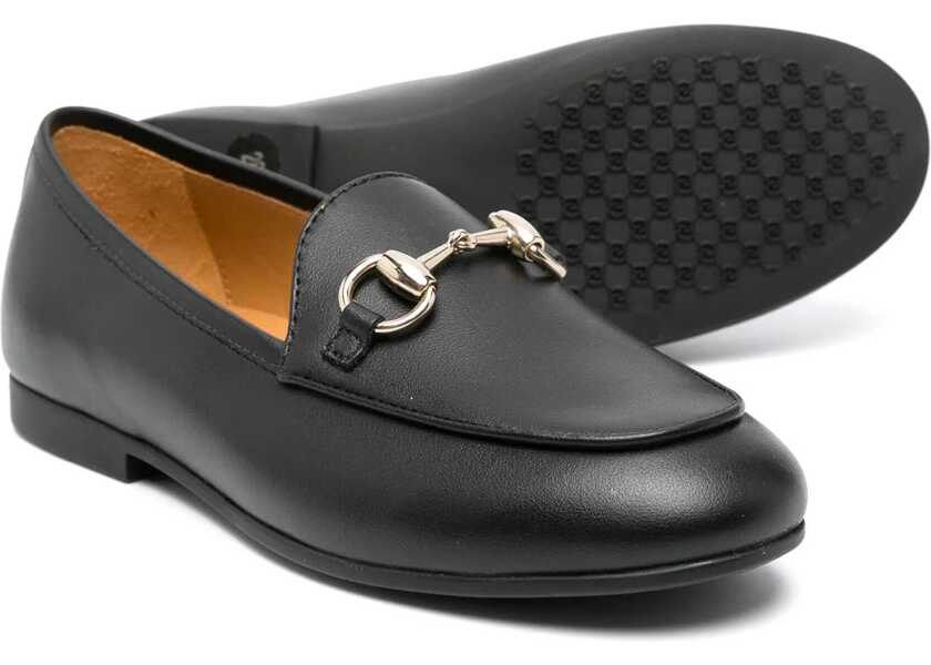 Mocasini Gucci Moccasin Leather, R.s. Bolina/Black BLACK Baieti (BM 16760538) 2