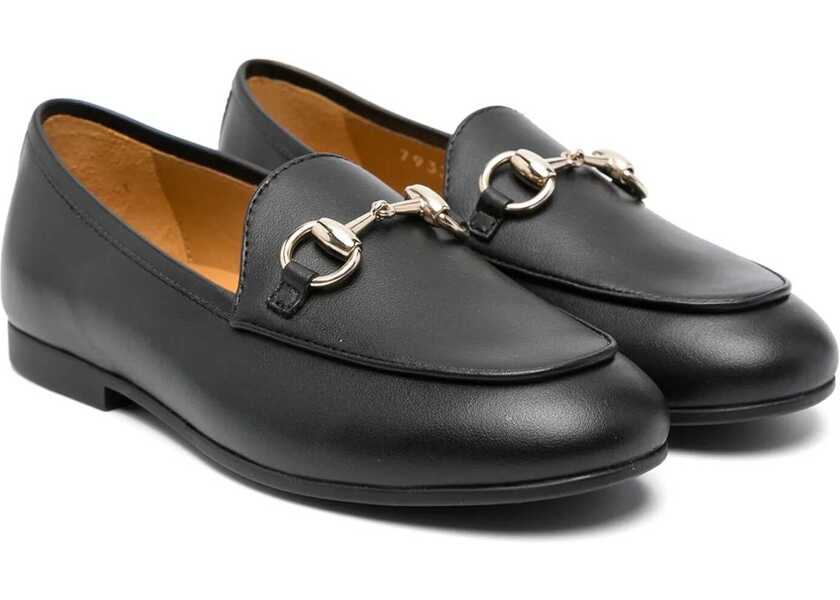 Mocasini Gucci Moccasin Leather, R.s. Bolina/Black BLACK Baieti (BM 16760538) 1