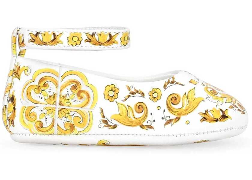 Balerini Dolce & Gabbana Ball. With Tassel Strap Stam Azulejos Yellow YELLOW Fete (BM 16760547) 2