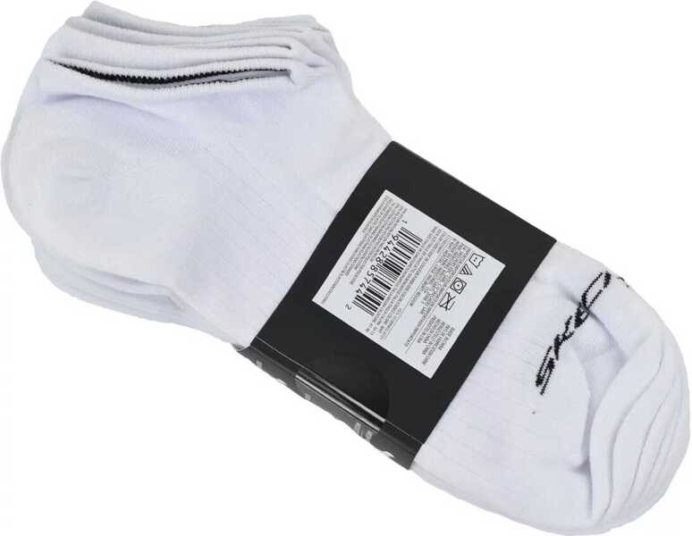 Sosete SKECHERS 6pk Terry No Show White Barbati (BM 16760724) 2