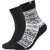 SKECHERS 2PPK Men Casual Fashion Jacquard Socks Black