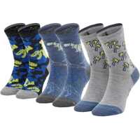 Sosete 3PPK Boys Casual Glow In The Dark Socks Baieti