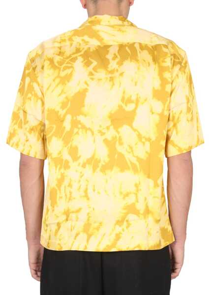 Camasi casual Dries Van Noten Floral Print Shirt YELLOW Barbati (BM 16762377) 3
