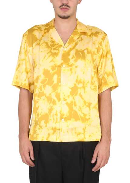 Camasi casual Dries Van Noten Floral Print Shirt YELLOW Barbati (BM 16762377) 1