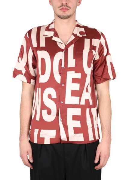 Camasi casual Dries Van Noten Carlton Shirt RED Barbati (BM 16762407) 1