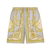 Pantaloni Versace Barocco Print Silk Shorts Barbati