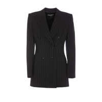 Sacouri Dolce & Gabbana Pinstripe Wool Blazer Jacket Femei
