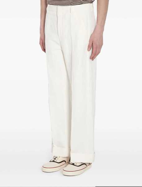 Pantaloni casual Valentino Garavani Trousers WHITE Barbati (BM 16770000) 4
