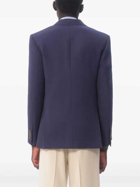 Jachete Valentino Garavani Single-Breasted Jacket BLUE Barbati (BM 16770009) 5