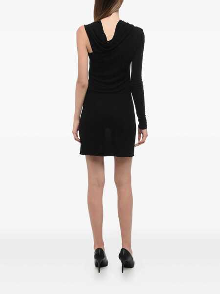Rochii Saint Laurent Saint Laurent One Sleeve Dress Black Femei (BM 16770026) 2