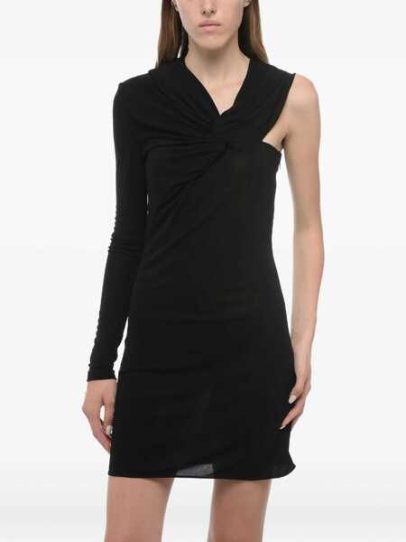 Rochii Saint Laurent Saint Laurent One Sleeve Dress Black Femei (BM 16770026) 3