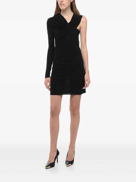 Rochii Saint Laurent Saint Laurent One Sleeve Dress Black Femei (BM 16770026) 1