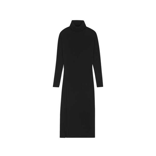 Rochii Saint Laurent Saint Laurent Cashmere Dress Black Femei (BM 16770032) 1