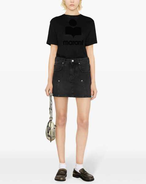 Tricouri ISABEL MARANT ETOILE T-Shirt Zewel BLACK Femei (BM 16770189) 2