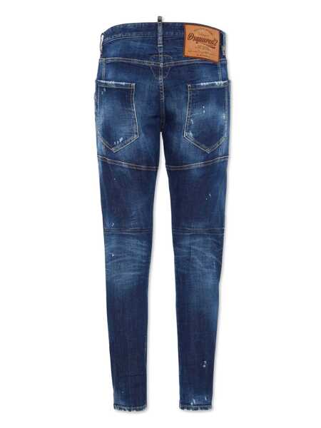 Blugi DSQUARED2 DSQUARED2 Tidy Biker Jeans BLUE Barbati (BM 16774379) 2