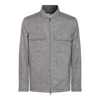 Geci Cruciani Grey Wool Casual Jacket Barbati