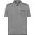 Thom Browne Short Sleeves Polo Shirt LT GREY