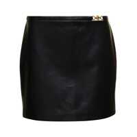 Fuste Versace Leather Mini Skirt Femei
