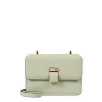 Genti de umar Valextra Nolo Leather Mini Crossbody Bag Femei