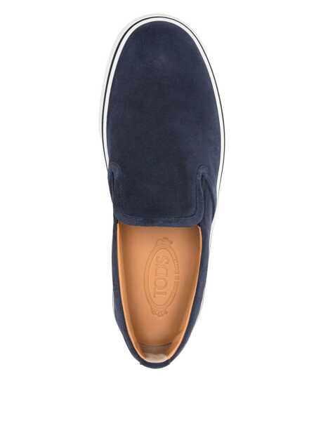 Sneakers TODS TodS Slip-On Sneakers In Suede BLUE Barbati (BM 16779968) 4