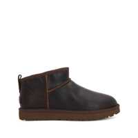Bocanci UGG W Classic Ultra Mini Lthr Regen Shoes Femei